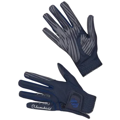 Produktbild von Samshield Reithandschuh V-Skin Crystal Blau 6 1/2