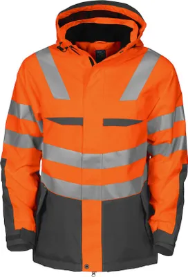 Produktbild von Projob 6418 GEFÜTTERTE JACKE EN ISO 20471 KLASSE 3