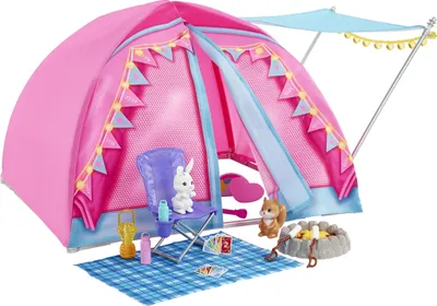 Image de Tente Brb Dha Avec 2 Poupées Et Accessoires