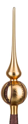 Produktbild von Weihnachtsbaumspitze | Groß 35cm in "Goldener Traum Spezial"