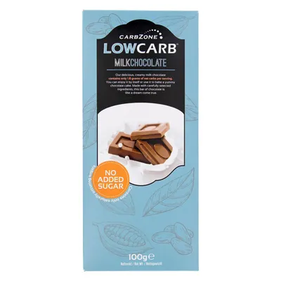 Produktbild von Low Carb® Milchschokolade 100g (3er-Pack)