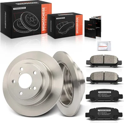 Obrázok produktu pre Frankberg 2x brzdové kotúče 4x brzdové doštičky zadná náprava pre Subaru Forester Impreza Impreza Station Wagon Impreza
