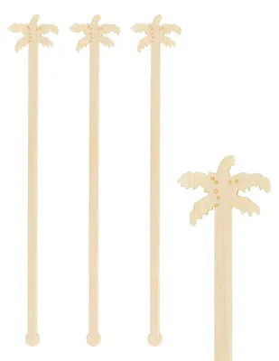Produktbild von 200x Rührstäbchen "Palme" aus Bambus 17,5 cm