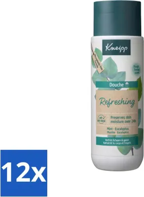 Produktbild von Kneipp - Duschgel - Erfrischend - Minze Eukalyptus - 200 ml - Vorteilspack - 12 Stücke