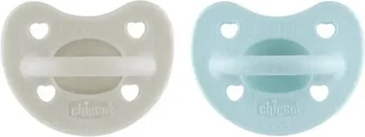 Zdjęcie produktu dla CHICCO Dudlík Physio Luxe zielony/szary 6-16m, 2ks