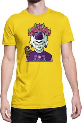 Produktbild von Herren T-Shirt Dragon Anime Manga Ball Z Frieza 03, Man 2XL / Gelb