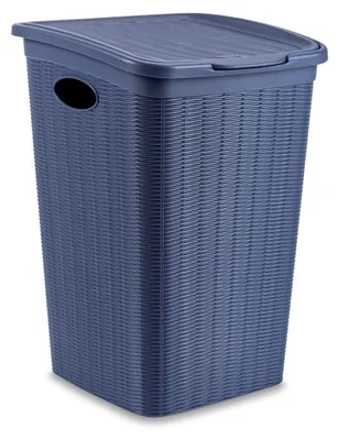 Produktbild von Wäschekorb Elegance 50 l, blau