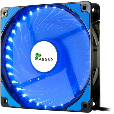 Image de Inter-Tech 88885412 Fan Argus L-12025 BL, 120mm LED, Blue
