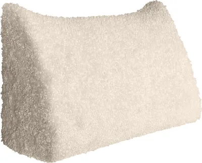 Produktbild von Ergonomisches Kopfteilkissen aus Plüsch, Lesekissen, Rückenkissen, Ruhekissen, Dekokissen