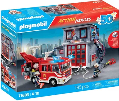 Produktbild von PLAYMOBIL 71603 Feuerwehr-Megaset