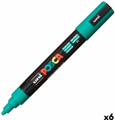 Image de POSCA - POSCA PC5M M Moragd Green | 1 pièce | 6 pièces