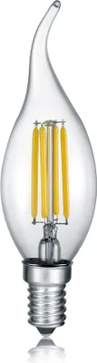 Produktbild von Trio Windstoßkerze LED Lampe E14  4W ⌀3,5cm dimmbar Klar warmweiss wie 40w