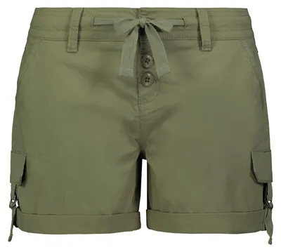 Produktbild von Fresh Made Bermuda Pants mit Kordelzug Stretch Twill Shorts  Größe: L