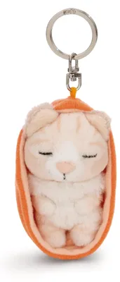 Produktbild von Nici Sleeping Pets Schlüsselanhänger 8 Cm Orange Orange One Size