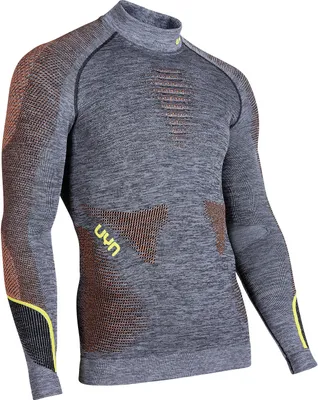 Produktbild von UYN Ambityon Funktionsshirt Turtleneck Herren black melange/orange/yellow XXL
