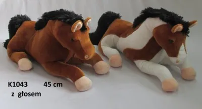 Obrázok produktu pre Maskot Kôň 2 Farby S Hlasom 45Cm 139214 Mix Cena Za 1 Kus