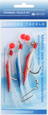 Produktbild von MIKADO Beifänger Paternoster Makk Hair Tube Rig 3 x Haken #6/0