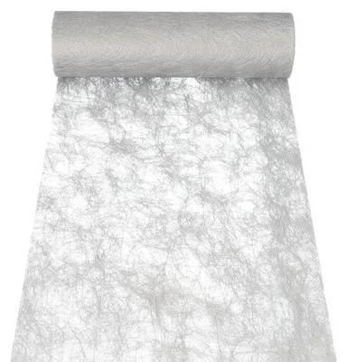 Produktbild von 8 Rollen Dekoband "Sizoflor" 25 m x 30 cm silber