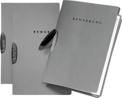 Image de PAGNA dossier de candidature "Swing", DIN A4, en carton, gris