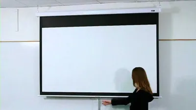 Produktbild von Elite Screens Rollo Leinwand  16:9 221*124cm weiß