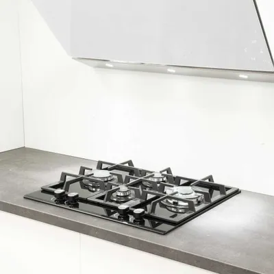 Obrázek produktu pro CATA LCIB 6031 BK, Černá, Vestavěné, Plynový, Sklo, 4 zóna/zón, 4 zóna/zón
