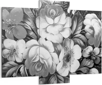 Produktbild von Bild auf Leinwand - Leinwandbild - Blume Blumenstrauß Blatt - 130x100cm - Wand Bild - Wanddeko - Leinwanddruck - Bilder - Kunstdruck - Wanddekoration - Leinwand bilder - Wandkunst - CB130x100-3896