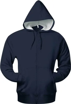 Produktbild von Kariban Herren Sweatjacke Kapuzenpullover Hoodie Sweatshirt Pullover, Größe:M, Farbe:Dark Grau