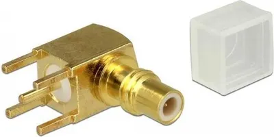 Zdjęcie produktu dla DeLOCK 65851, SMC, SMC, Żeńska, 90°, 50 Ω, Mosiądz, Złoto