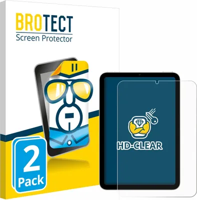 Produktbild von 2x Für Apple iPad Mini 6 WiFi 2021 Schutzfolie BROTECT Displayschutz Display Schutz Folie Klar Transparent