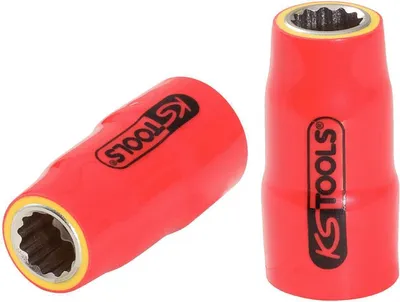 Obrázok produktu pre KS Tools 117.103, 3/8", 12 hlava/hlavy, Chrómovo-vanádová oceľ, DIN 7448, DIN 3120, ISO 1174, IEC 60900, 48 mm, 60 g