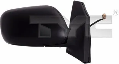 Produktbild von TYC 336-0026 Außenspiegel Seitenspiegel Links für TOYOTA COROLLA (ZZE12, NDE12, ZDE12) Konvex Beheizt Grundiert