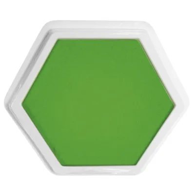 Produktbild von EDUPLAY 220-090 Riesenstempelkissen, 14x14cm, Sechseck, grün