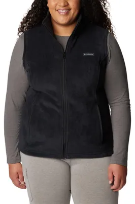 Produktbild von Columbia Damen Benton Springs Vest Fleece-Weste, Schwarz, 2X
