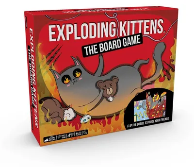 Produktbild von Asmodee Exploding Kittens The Board Game, Kartenspiel, 7 Jahr(e)