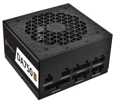 Produktbild von Silverstone DA750 Gold, 750 W, 90 - 264 V, 47 - 63 Hz, Aktiv, 110 W, 744 W