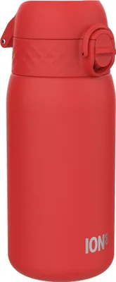 Produktbild von Ion8 Kindertrinkflasche Edelstahl Rot 400ml Auslaufsicher Sportflasche Sport}/>