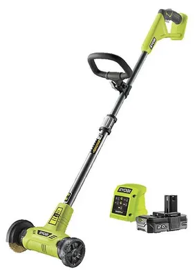 Image de Nettoyeur de joints 18V - RYOBI RY18PCA-120 - livré avec brosse métallique - 1 batterie lithium+ 18V 2,0 Ah et 1 chargeur 1,5 A