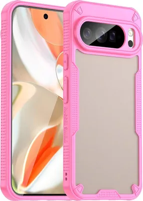 Immagine prodotto di Custodia per Google Pixel 10 Pro XL - Cover posteriore Phonesta Shockproof Armor Semi-Trasparente - Rosa