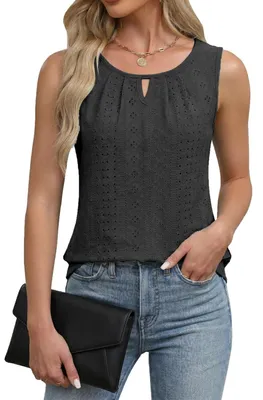 Productafbeelding van Dames Mouwloze Top met Elegante Plissé