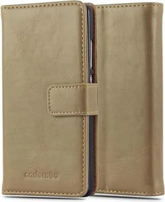 Image de Cadorabo Housse pour Huawei P8 LITE 2015 Housse en marron Housse pour portable Book Case Etui Luxury