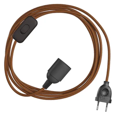Image de Creative Cables - SnakeBis - Câblage avec douille et câble en tissu coloré