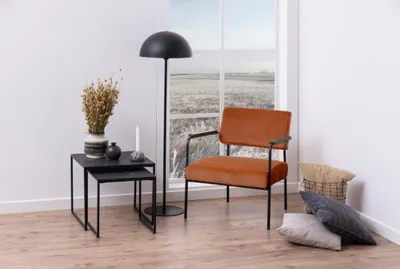 Produktbild von Smuk Beistelltisch Set Finja Marmor Schwarz