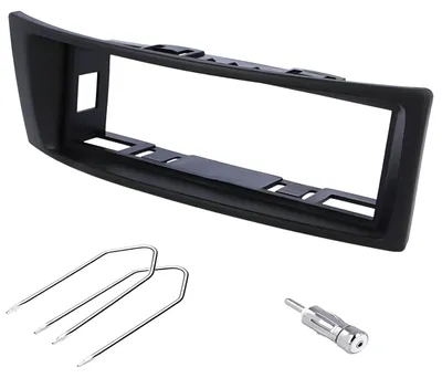 1 DIN Radioblende mit Antennenadapter für Renault Megane, Scenic