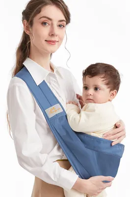 Produktbild von Babytrage Babytragetuch Tragetuch - 0 bis 15 kg - Faltbar auf 13 cm - Verstärkter Schultergurt 9,4 cm - 0 bis 36 Monate