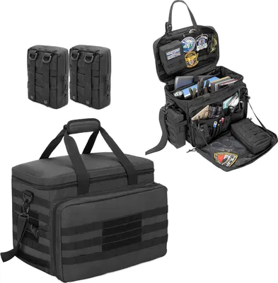 Produktbild von Polizei-Ausrüstungstasche - taktische Tasche mit Laptopfach - schwarz