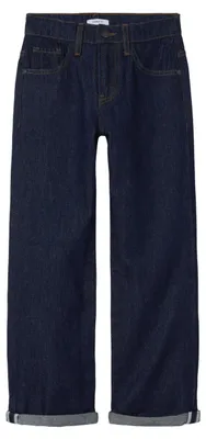 Produktbild von NAME IT Jungen Nkmryan Straight Jeans 2140-Rm O, Dark Blue Denim, 140