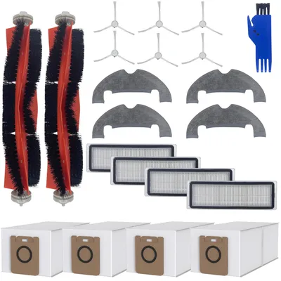 Produktbild von Zubehörpaket für Dream D10 Plus/L10 Plus/Z10 Pro – Beutel/Filter/Wischmopp/Seitenbürste/Extraktionsrolle – Phonillico®