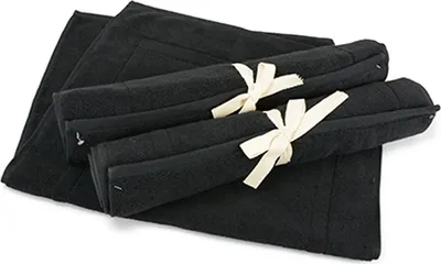 Immagine prodotto di A&R AR019 | Tappeto da bagno, in cotone turco - Colore: nero - Dimensioni: 50 x 80 cm