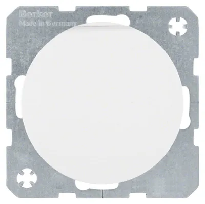 Produktbild von Berker Steckdose SCHUKO m. 47512089 Klappdeckel R.1/R.3 polarweiß, glänzend