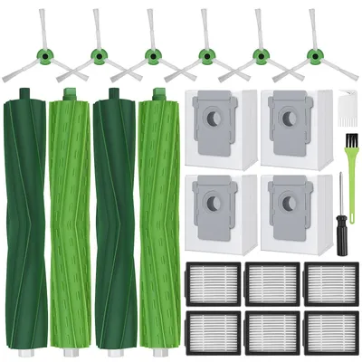 Ersatzteil-Set für iRobot Roomba – 4 Beutel, 4 Bürsten, 6 Filter